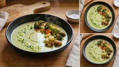 Grünes Curry mit Kokosmilch aus dem Wok – cremig, vegan und schnell gemacht