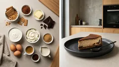 Kaffee-Käsekuchen mit Schokolade: cremig, vollmundig und mit feinem Espresso-Kick